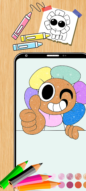 Coloring Book: Dandy's World Screenshot 1