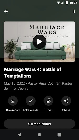 Refuge Ministries Screenshot 2