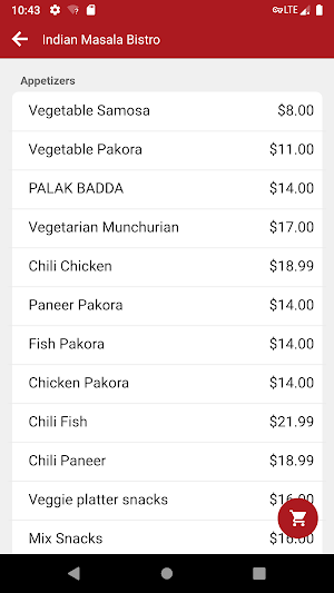 Indian Masala Bistro Screenshot 2