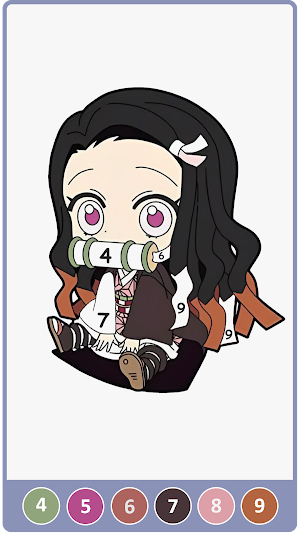 Demon Slayer Manga Coloring Screenshot 0