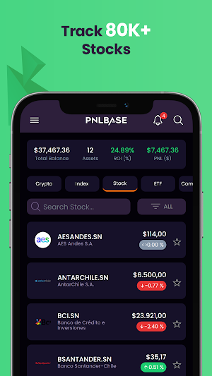 PNLBASE: Portfolio Tracker Screenshot 3