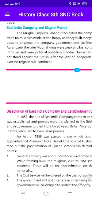 History Class 8th SNC Textbook Screenshot 2