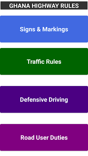 Ghana Highway Code & DVLA Test Screenshot 1
