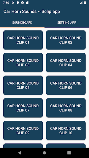 Car Horn Sound Collections ~ Sclip.app Screenshot 0