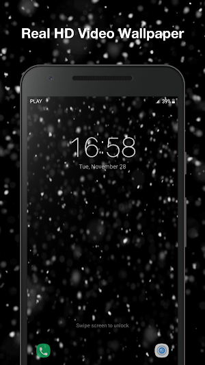 Real Snow Live Wallpaper Screenshot 2