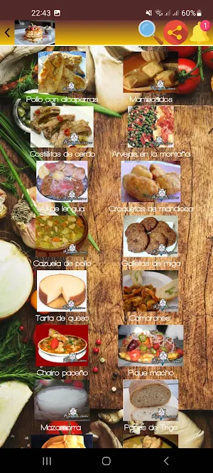 Recetas de cocina Screenshot 1