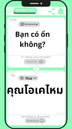 Thai - Vietnamese Translator Screenshot 2