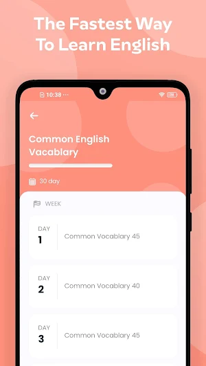 FluentFox: Learn English Daily Screenshot 1