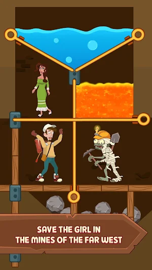 Pull Him Up: Brain Hack Out Puzzle game Screenshot 1