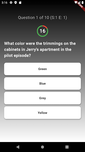 Seinfeld Trivia Quiz Screenshot 1