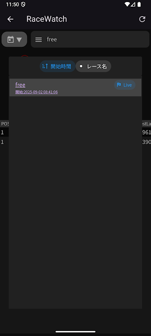 RaceWatch Screenshot 3