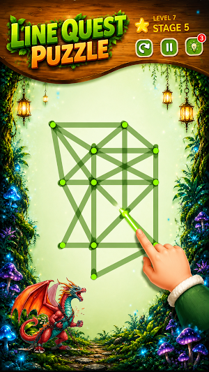 Line Quest : One Line Puzzle Screenshot 1
