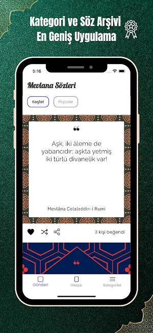 Resimli Mevlana Sözleri 2023 Screenshot 0
