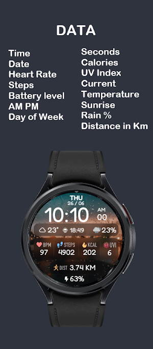 Morning Dew Watch Face Screenshot 1
