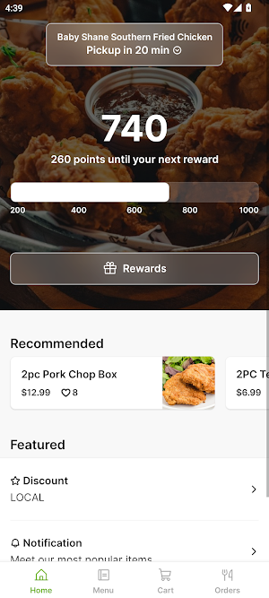 Shane Southern Fried Chicken screenshot 1
