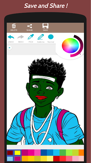 African American Coloring Book Screenshot 1
