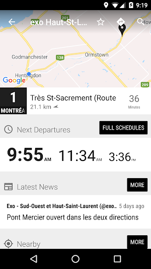 exo Haut-St-Laurent Bus - MonTransit Screenshot 1