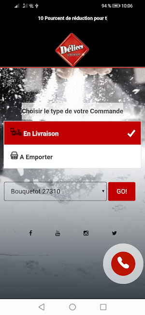 Delices Pizza Bourg-Achard Screenshot 0