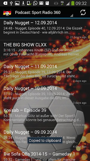 Sport Radio Deutschland Screenshot 3