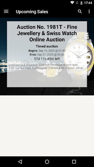 Federal Auction Service Screenshot 0