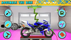 Motorcycle Maker Factory: Assemble & Repair Shop Screenshot 1