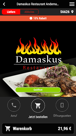 Damaskus Restaurant Screenshot 1