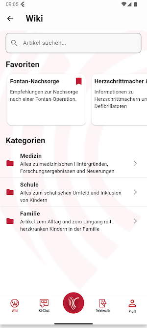 Fontan-Herzen-App Screenshot 1