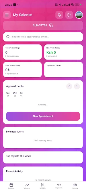 My salonist Screenshot 3