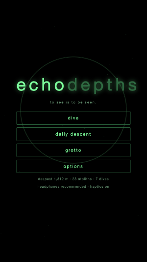 EchoDepths: Sonar Roguelite Screenshot 0