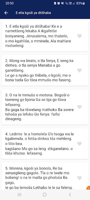 Difela Tša Luthere SA Screenshot 1