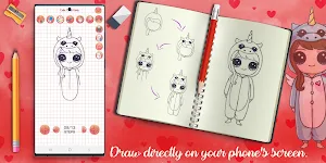 Learn To Draw Chibi Cute Girls Screenshot 3