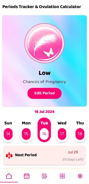 My Period Tracker & Ovulation Screenshot 0