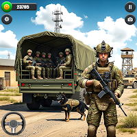 US Army Military Truck Driving