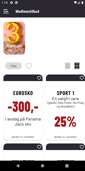Gullgruven Kundeklubb Screenshot 1