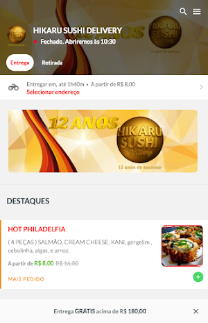 HIKARU SUSHI Screenshot 0