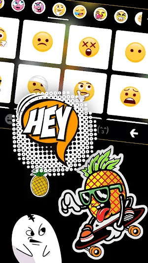 Cool Skate Pineapple Themes Screenshot 2
