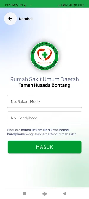 Siperban RSUD Taman Husada Screenshot 0
