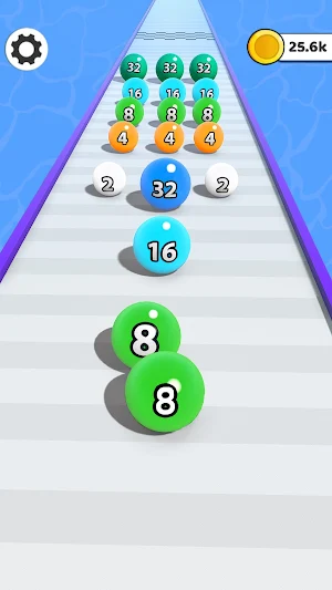 Rolling Ball Games: 2048 Balls Screenshot 1