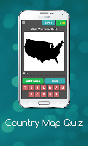 Country Maps Quiz Screenshot 0
