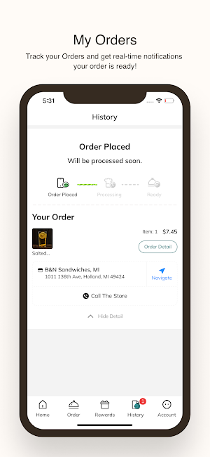 B&N Sandwiches Screenshot 2