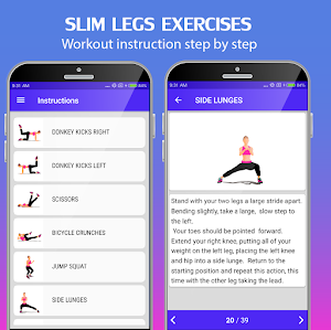 Legs Workout - Slim Legs Exercises Screenshot 2