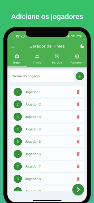 Gerador Times Screenshot 0
