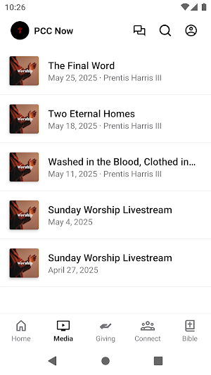 Prospect Community Church Screenshot 1