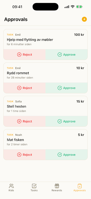 Kroni - Allowance & Chores Screenshot 3
