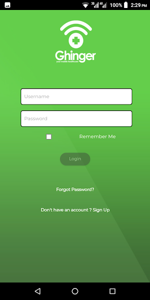 Ghinger Health App Screenshot 2