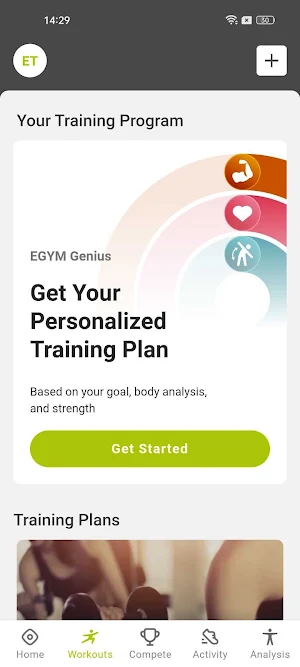 EASYFITNESS Connect Screenshot 2