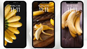 Banana Aesthetic Wallpaper HD Screenshot 1