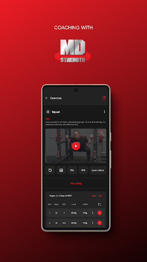 MD Strength Training App Screenshot 3