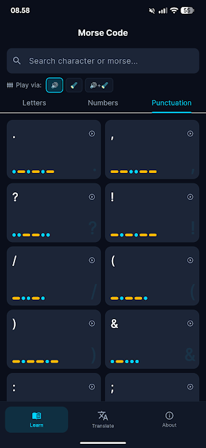 Morse Code Translator Offline Screenshot 3