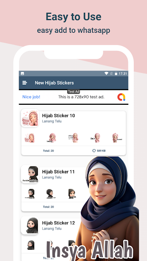 Hijab Sticker - WASticker Screenshot 2